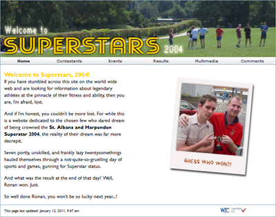 screenshot thumbnail of website built in 2004